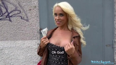 Beeg beach
- Public Agent Tattooed busty German blonde MILF fucked hard against a tree