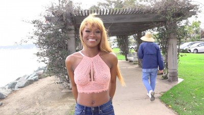 Evi Rei Is An 18 Year Old Ebony Hottie That Craves White Cock