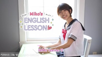 Japanese Schoolgirl Miko Kurozuki Gets Anal LesStepson from Teacher (Preview)