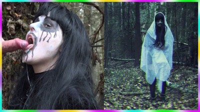 Happy Halloween. Whore Witch Caught up with me in the Forest and Sucked my Dick