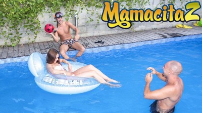 Chicas Loca - Russian Teen Stacy Snake Pool Party Threesome - MAMACITAZ (+18)