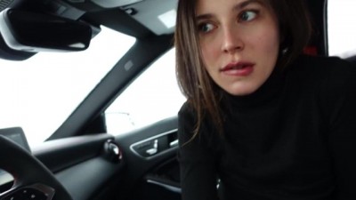 Jeg Pumpede Hendes Mund Med Sperm! Offentlig Se.i Bilen.