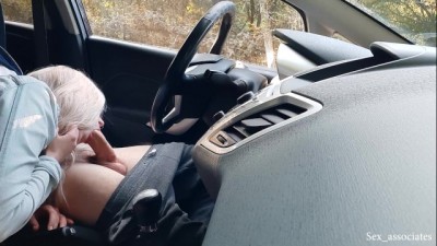 20£ Prostitute from Edinburgh. Cheap Street Whore Sucks my Dick in the Car and Swallows my Cum.