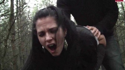 Amateur german Party-Jule fucked hard in forest