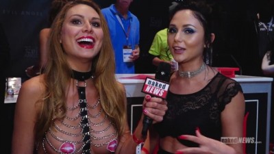Jill Kassidy, Ariana Marie and Kendra Sunderland on Naked News!