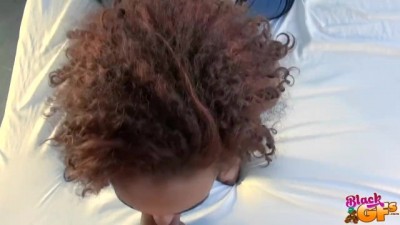Black GF - Teen twerks on cock