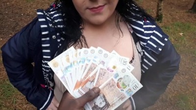 Young Smoking MILF Paid to Suck Amateur Big Black Cock in Public (+18)