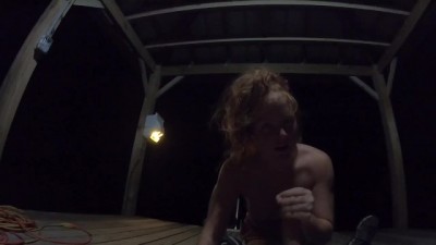 Blowjob Trespassing on Rich Guys Dock