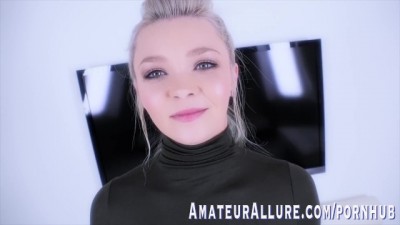 Amateur Allure Features Kay Carter Servicing a Big Cock and Eating Cum