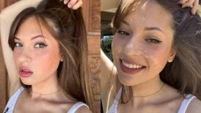 IG Model Sucks my Cock Outdoors after Photoshoo
