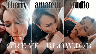 Sexy Blonde Passionate Blowjob