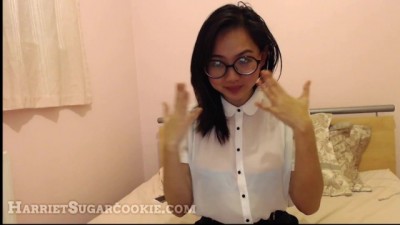 Adorable Busty Asian Teen Touches herself on Cam (+18)