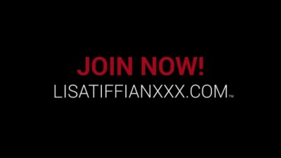 LISA TIFFIAN Ebony Stepmom Takes White Cock in Ass