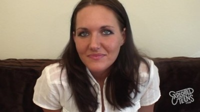 Nervous Teen Makes Her Very First Porn Video (+18)