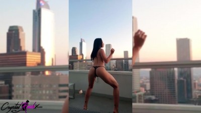 Hot Brunette Teasing Perfect Body and Play Pussy