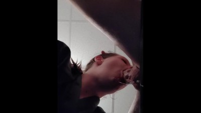Express throatfuck and throatpie to test my new throating technic