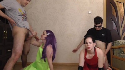 Wild Orgy: Intense Double Penetration & Steamy Facial Finishes