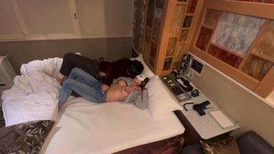 Steamy Clothed Sex Ends with Explosive Face-Finish!