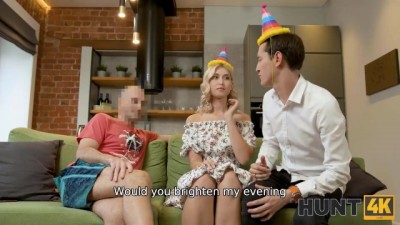 Bold Cash Offer Leads to Wild Public Fuck with Blonde While BF Watches