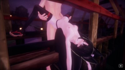 Explicit 3D Hentai Adventure: Steamy Bridge Encounter with Monster Girl