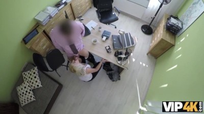 Agent's Naughty Approval: Loan Secured with a Tight Punch