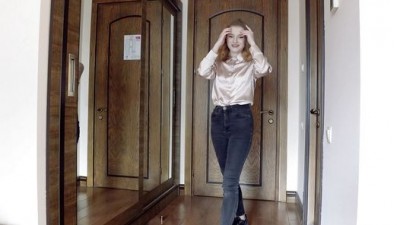 Stepsister's Naughty Hotel Room Adventure with Just One Bed