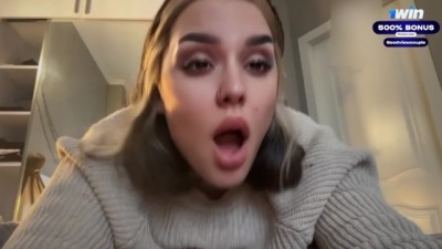Sultry Stepsister's Jaw-Dropping Throat Tease Ends with a Hot Ass Finish!