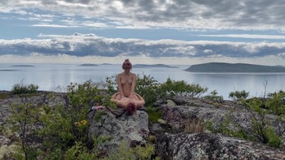 Vild Sex på Øde Ø: Hed Lyst på Bjergkanten med Havudsigt