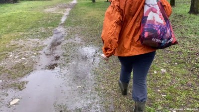 Curvy Blonde's Outdoor Oral & Hardcore Adventure