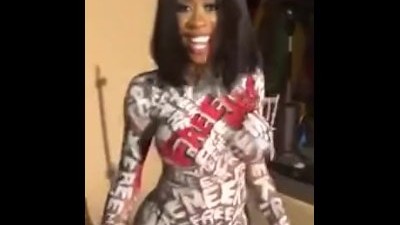 Jodi Couture Bares All & Raps Meek Mill Freestyle Naked!