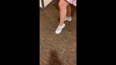 Hot Fitness Teacher Teases in Tight Red Monokini Busting Out in a Steamy Hotel Room Session
