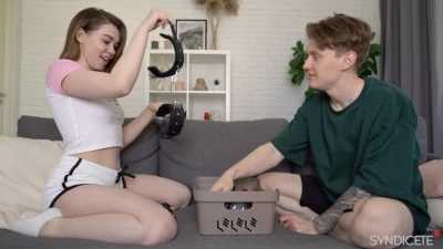 Step Siblings Discover Naughty Secrets in Family Sex Box