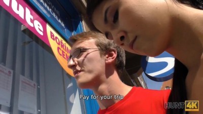 Wild Vacay: Naughty Brunette Sells Her Soul for the Trip