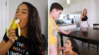 Big Black Beauty Maya Bijou Gets Naughty with Stepbrother