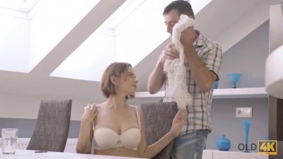 Russian Babe Marina Gets It from an Older Man