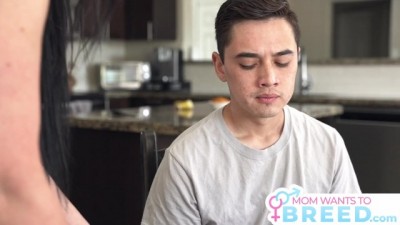 Hungry MILF Begs Stepson to Fill Her Tight Pussy